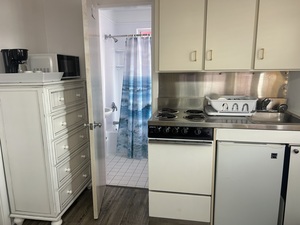 kitchen and bathroom