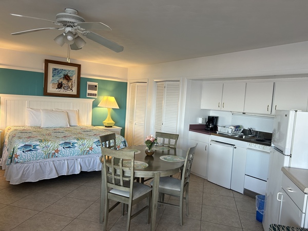 Gray table with 4 chairs